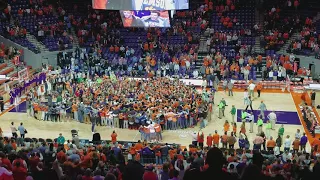 Clemson celebration over win over UNC, pt. 2