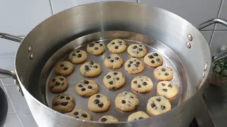 Mini Chocolate Chip Cookies without Oven Recipe By Chef Hafsa | Hafsas Kitchen