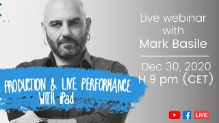 Music Production and Live Performance with iPad - English Webinar