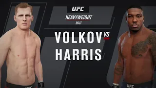 UFC 254: Alexander Volkov vs. Walt Harris - EA Sports UFC 4 CPU vs. CPU