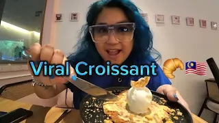 Viral Flat Croissant 🥐📍🇲🇾 Kuala Lumpur | STAR RESIDENCE KLCC | French Cafe KL