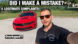 5 THINGS I HATE ABOUT MY 2021 CAMARO LT1