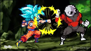 Goku vs jiren sprite animation(old)