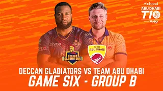 Match 6 HIGHLIGHTS I Deccan Gladiators vs Team Abu Dhabi I Day 2 I Abu Dhabi T10 I Season 4