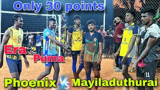 Only 30 Points | Super Firing super fighting match | Mayiladuthurai vs Phoenix | Pondicherry match