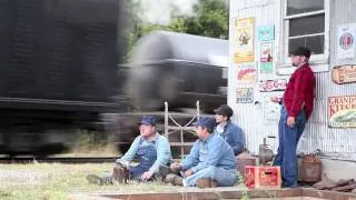 Nickel Plate steam locomotive #765 rolls out of the past in Carland, MI