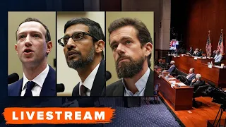 WATCH: Google, Twitter, Facebook CEOs Testify before Congress on Disinformation - Livestream