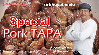 Special Pork Tapa