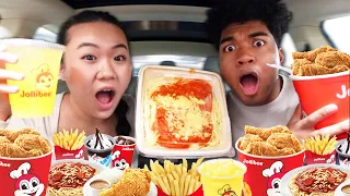 We Tried JOLLIBEE For The FIRST TIME!! (SO GOOD)