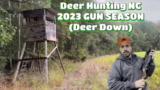 Deer Hunting NC 2023 | Gun Season | (Deer Down!!)