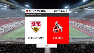 FIFA 22 | VFB Stuttgart vs 1. FC Köln - Mercedes-Benz Arena | Gameplay