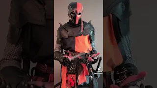 Deathstroke has zero chill. #lifeofcosplay #cosplay #deathstroke #residentevil #dccomics