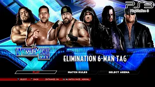 WWE 2K14 PS3 - Team Big Show VS Team Undertaker  - Elimination 6-Man Tag KO Match [2K][mClassic]