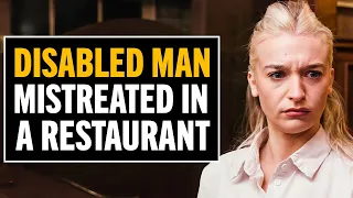 Disabled Man Is Treated Terribly At A Restaurant, But His Identity Will Shock Everyone!