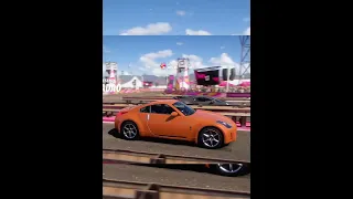 Stock Nissan 350z vs a Bugatti in forza horizon 5
