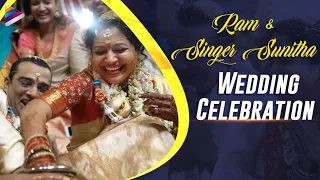 Sunitha & Ram Wedding Video | Singer Sunitha | Ram Veerapaneni | Telugu FilmNagar