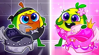 Oh No! Which Potty Is The Best?💎 Black vs Pink Potty | Kids Cartoons and Nursery Rhymes Baby Avocado