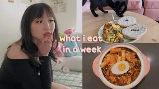 what i cook + eat in a week 🍜