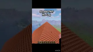 50,000 TNT #minecraft #minecraftshorts #tnt #trending