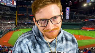 SCUMP IS UNIMPRESSED | TEXAS RANGERS GAME VLOG