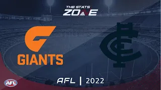 GWS VS CARLTON ROUND 19 LIVE!!!