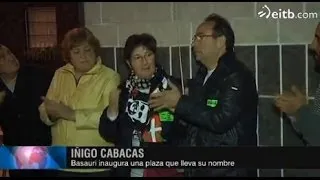 Basauri inaugura la plaza en memoria de Iñigo Cabacas