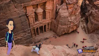 Petra in Jordan, Middle East | Seven wonders for Kids | history & facts