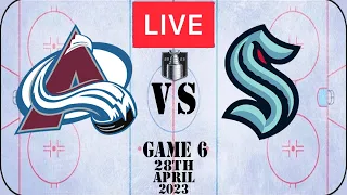 NHL LIVE Seattle Kraken vs Colorado Avalanche Playoffs Game 6 28th April 2023 Full Game Reaction