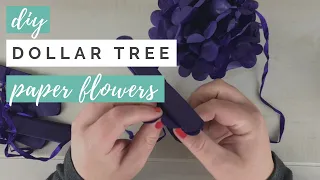 Dollar Tree Hanging Tissue Paper Flowers DIY Review