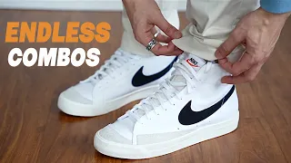 Most stylish Ways To Wear Nike Blazer Mid 77's