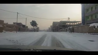snow fall in Kabul jan-23-2023