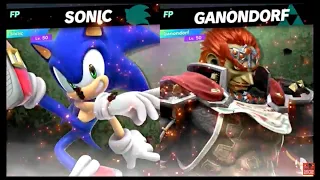 Super Smash Bros Ultimate Amiibo Fights  – 3pm Sonic vs Ganondorf