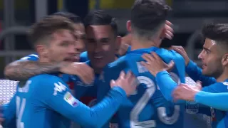Il gol di Callejon - Cagliari - Napoli 0-5 - Giornata 26 - Serie A TIM 2017/18