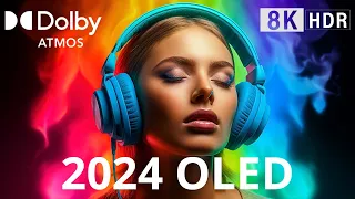 OLED DEMO 2024, Samsung 4K Ultra-HD TV »demo«, QLED, Dolby ATMOS, Dolby Vision!