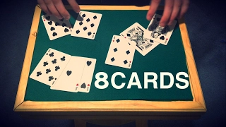 Simple and Impressive Card Trick With Only 8 Cards!