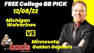 College Basketball Pick - Michigan vs Minnesota Prediction, 12/8/2022 Free Best Bets & Odds