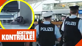 Herrenloses Gepäckstück! Absperrung am Stuttgarter Flughafen | Achtung Kontrolle | Kabel Eins