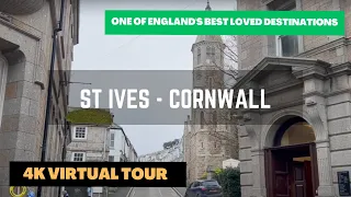 Exploring the streets of St Ives, Cornwall (Virtual Tour)
