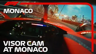 Visor Cam At Monaco With Charles Leclerc | 2022 Monaco Grand Prix