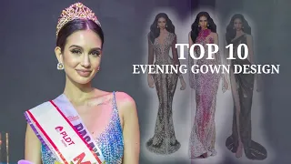 TOP 10 Most Beautiful Preliminary & Finale Evening Gown Design CELESTE CORTESI | Miss Universe 2022