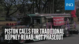 On first day of transport strike: Piston calls for traditional jeepney rehab, not phaseout