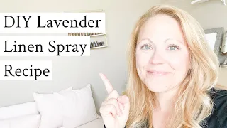 DIY Lavender Linen Spray Recipe✨