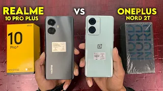 Realme 10 Pro Plus Vs Oneplus Nord 2T Full Comparison | Battery | Speed & Camera Test !