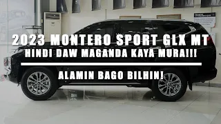 2023 #Montero Sport GLX MT [Jet Black Mica]  | Hindi Daw Maganda Kaya Mura!!! | Alamin Bago Bilhin!