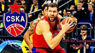 🇱🇻 Jānis Strelnieks - CSKA Moscow 🔴🔵 - 2019-20 Euroleague Highlights