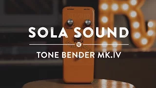Sola Sound Tone Bender Mk. IV Fuzz | Reverb Demo Video