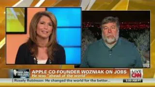 American Morning - Wozniak: Jobs 'a great visionary, leader'