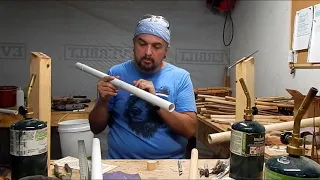 How to make a Low Bass A Native American Flute from PVC