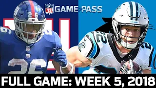 Carolina Panthers vs. New York Giants Week 5, 2018