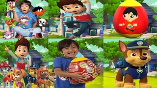 Tag with Ryan vs PAW Patrol Ryder Runner Chase All Characters Unlocked All Costumes Gameplay Android